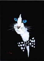 「近藤ミミ子の猫達」　　・立体・ガラス絵・ 画像1
