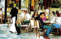 パリのカフェめぐり「小池佳寿美 絵画展」 画像1